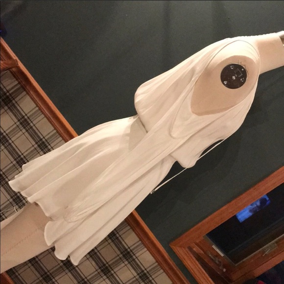 Anthropologie white fit and flare mini dress - Picture 3 of 8